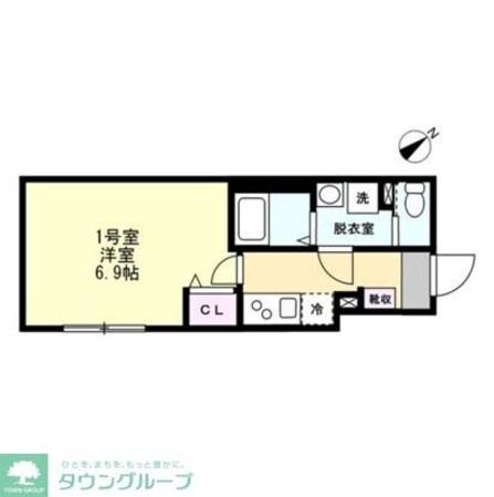 ベイルームプロスパー海老名の物件間取画像